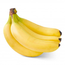 fresh juicy banana Isolated on white